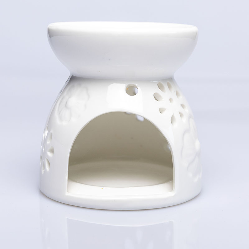 Customized hot selling fragrance ceramic oil burner with wax melt or candle